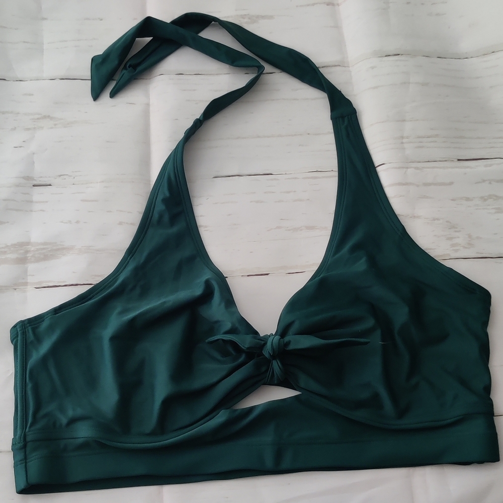 Dark Green Old Navy Bikini top